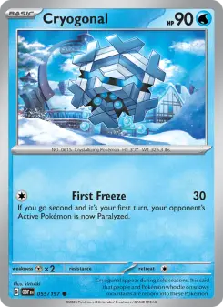 Pokémon-Karte Cryogonal 055/197