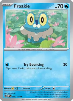 Pokémon-Karte Froakie 056/197