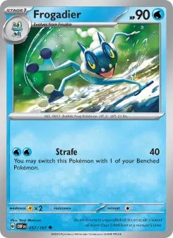 Pokémon-Karte Frogadier 057/197
