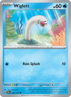Pokémon-Karte Wiglett 058/197