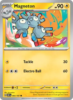 Pokémon-Karte Magneton 064/197