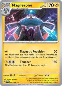 Pokémon-Karte Magnezone 065/197