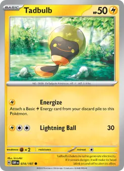 Pokémon-Karte Tadbulb 074/197