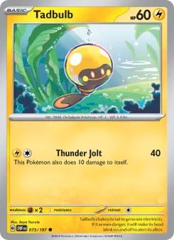 Pokémon-Karte Tadbulb 075/197