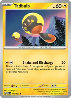 Pokémon-Karte Tadbulb 076/197