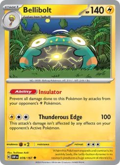 Pokémon-Karte Bellibolt 078/197