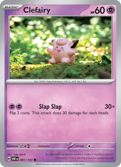 Pokémon-Karte Clefairy 081/197