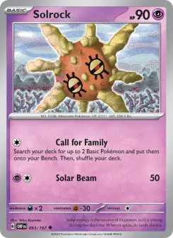 Pokémon-Karte Solrock 093/197