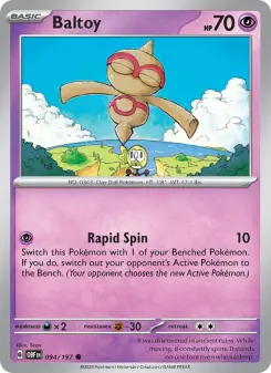 Pokémon-Karte Baltoy 094/197