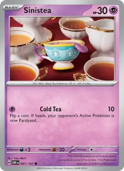 Pokémon-Karte Sinistea 097/197