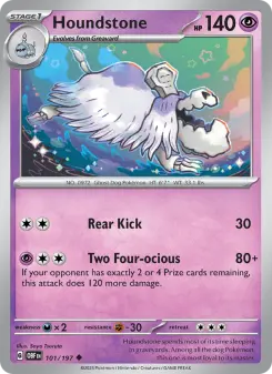 Pokémon-Karte Houndstone 101/197