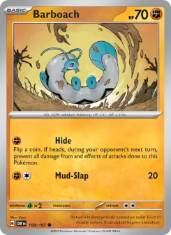Pokémon-Karte Barboach 108/197