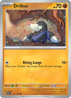 Pokémon-Karte Drilbur 111/197