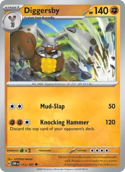 Pokémon-Karte Diggersby 113/197