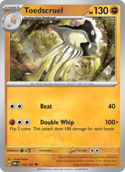 Pokémon-Karte Toedscruel 119/197