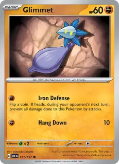 Pokémon-Karte Glimmet 121/197