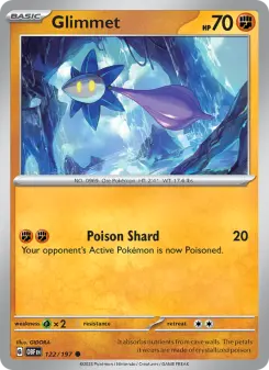 Pokémon-Karte Glimmet 122/197