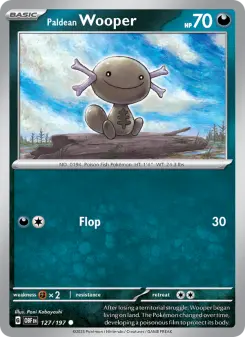 Pokémon-Karte Paldean Wooper 127/197