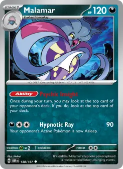 Pokémon-Karte Malamar 138/197
