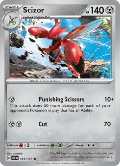 Pokémon-Karte Scizor 141/197