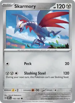 Pokémon-Karte Skarmory 142/197