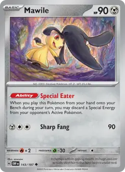 Pokémon-Karte Mawile 143/197