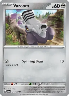 Pokémon-Karte Varoom 154/197