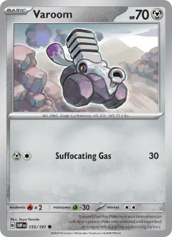 Pokémon-Karte Varoom 155/197