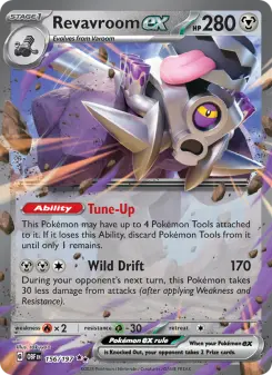 Pokémon-Karte Revavroom ex 156/197