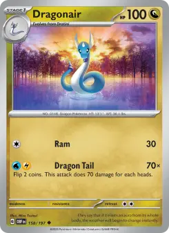 Pokémon-Karte Dragonair 158/197