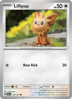 Pokémon-Karte Lillipup 170/197