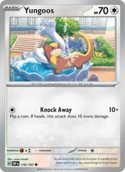 Pokémon-Karte Yungoos 176/197