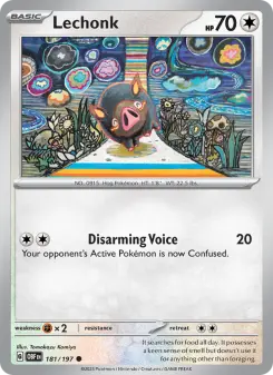 Pokémon-Karte Lechonk 181/197
