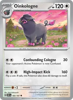 Pokémon-Karte Oinkologne 183/197