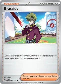 Pokémon-Karte Brassius 187/197