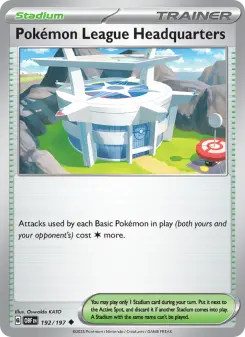 Pokémon-Karte Pokémon League Headquarters 192/197