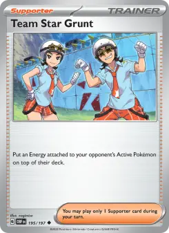 Pokémon-Karte Team Star Grunt 195/197