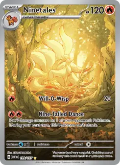 Pokémon-Karte Ninetales 199/197