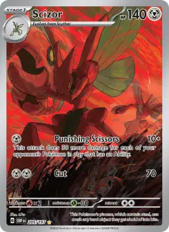 Pokémon-Karte Scizor 205/197
