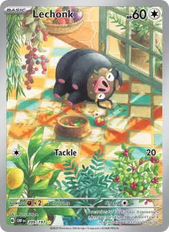 Pokémon-Karte Lechonk 209/197