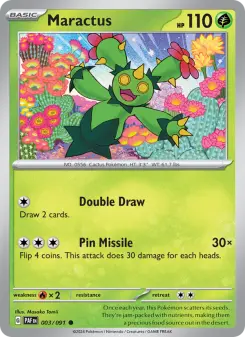 Pokémon-Karte Maractus 003/091