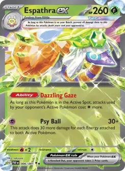 Pokémon-Karte Espathra ex 006/091