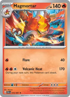 Pokémon-Karte Magmortar 010/091