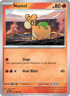 Pokémon-Karte Numel 011/091