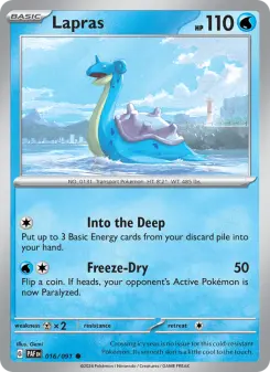 Pokémon-Karte Lapras 016/091