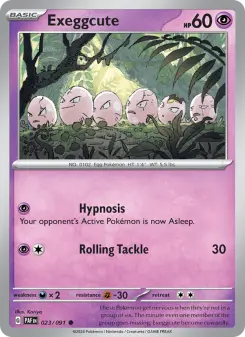 Pokémon-Karte Exeggcute 023/091
