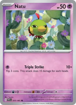 Pokémon-Karte Natu 025/091