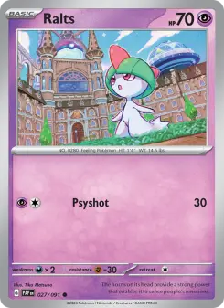 Pokémon-Karte Ralts 027/091