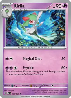 Pokémon-Karte Kirlia 028/091