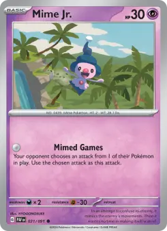 Pokémon-Karte Mime Jr. 031/091
